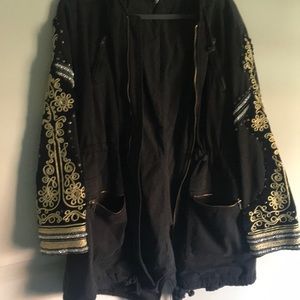 Golden quills military parka free people